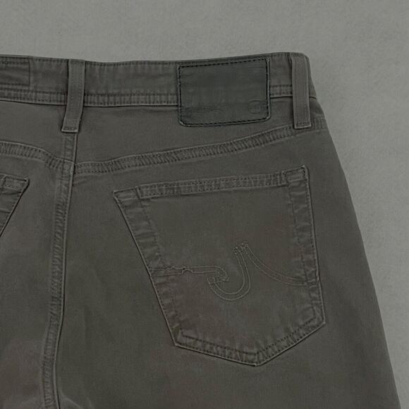 AG Adriano Goldschmied Everett Pants Mens 30X32 Gray Slim Straight Fit Stretch - Picture 12 of 15